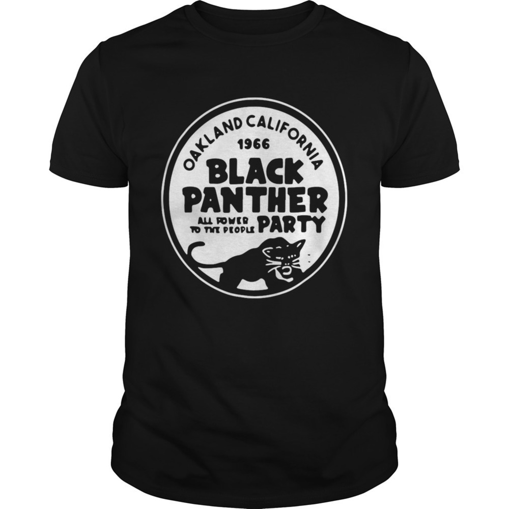 Oakland California 1966 Black Panther All Power To The People Party Shirt